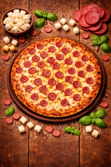 Raquel Pizza (Büyük Boy) görseli