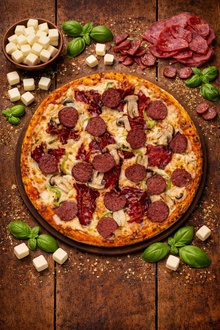 Helsinki Pizza (Pastırma-sucuk)(orta Boy) görseli