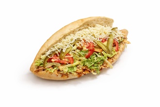 Tam Ekmek Arası Kaşarlı Tavuk Döner görseli