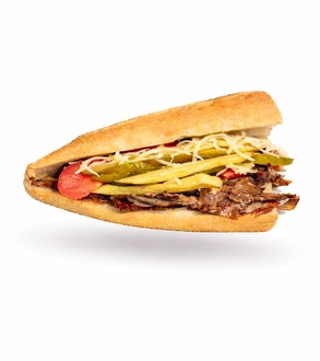 Yarım Ekmek Arası Kaşarlı Et Döner görseli