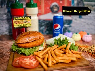 Chicken Burger Menü görseli