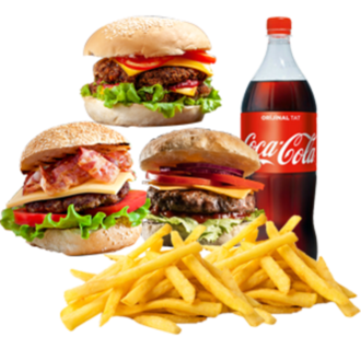 3'Lü Doy Doy Burger Menü görseli
