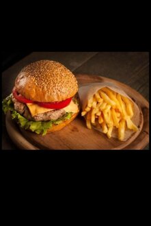 Cheeseburger Menü görseli