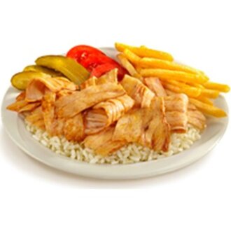 Pilav Üstü Tavuk Döner Servis (150 Gr.) görseli