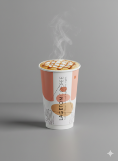 Salted Caramel Latte görseli