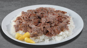 Doyuran Pilav Üstü Et Döner Menü görseli