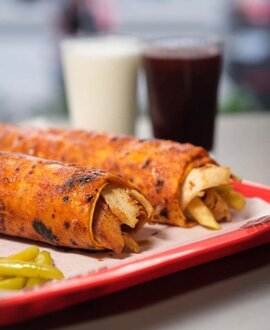 2'Li Hatay Usulü Tavuk Döner Dürüm Menü görseli