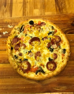 Süper Pizza (Orta Boy) görseli