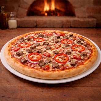 Kavurmalı Pizza (Orta) görseli