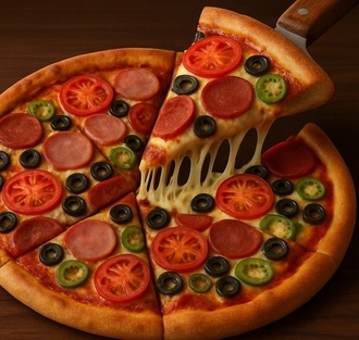 Süper Live Pizza (Büyük) görseli