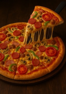 Süper Live Pizza (Orta) görseli