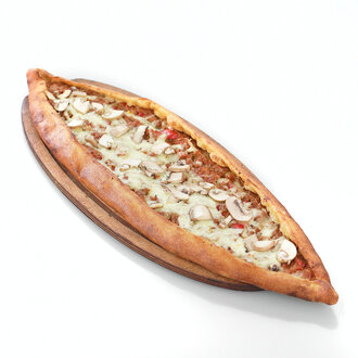 Kıymalı Mantarlı Kaşarlı Pide görseli