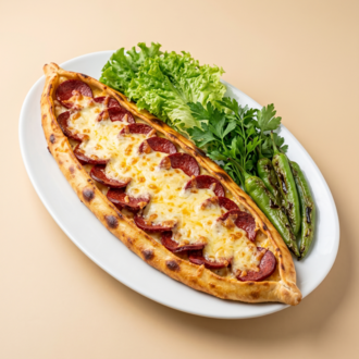 Sucuklu Kaşarlı Pide görseli