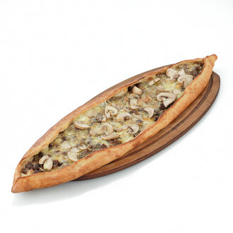 Kavurmalı Mantarlı Kaşarlı Pide görseli