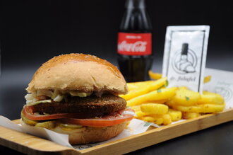 Rodeo Falafel Burger Menü görseli