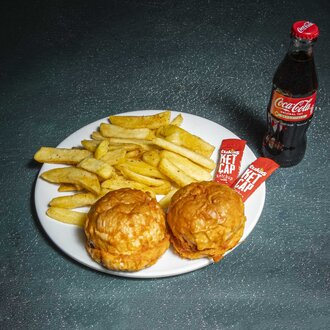 Vegan Islak Hamburger Menü görseli