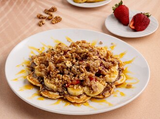 Atom Çiçek Waffle görseli