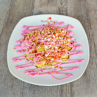 Tropikal Çiçek Waffle görseli