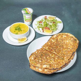 2 Lahmacun & Çorba Menü görseli
