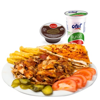 Menü 7 (Tavuk Döner Porsiyon Menü) görseli