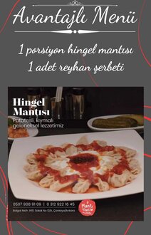 Hingel Mantısı Ve Reyhan Şerbeti görseli