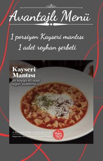Kayseri Mantısı Ve Reyhan Şerbeti görseli