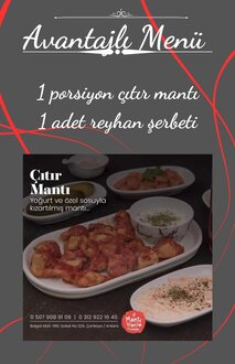 Çıtır Mantı Ve Reyhan Şerbeti görseli