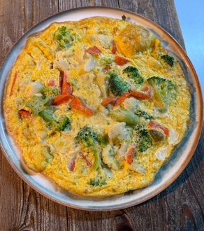 Sebzeli Omlet Tabağı görseli