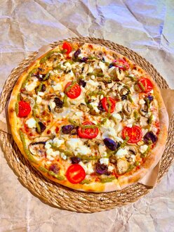 Arka Bahçe Pizza (Büyük) (36 Cm.) (2-3 Kişilik) görseli