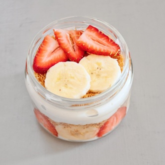 Meyveli Kadayıflı Muhallebi görseli