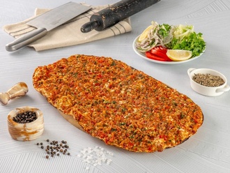 Sarımsaklı Lahmacun görseli