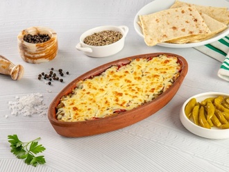 Fırında Kaşarlı Patlıcan görseli
