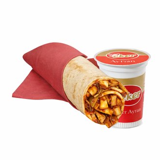 Hatay Tavuk Döner Dürüm Menü 1 görseli