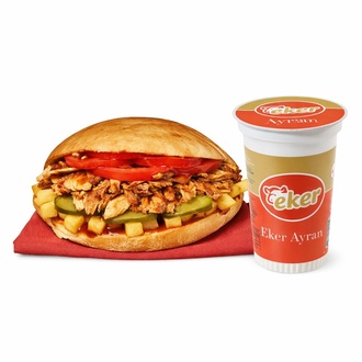 Tombik Ekmek Arası Tavuk Döner Menü görseli