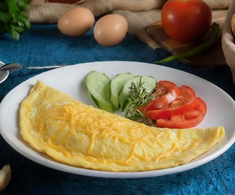 Beyaz Peynirli Omlet görseli