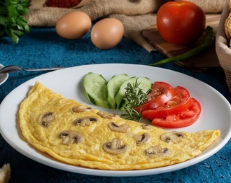 Mantarlı Omlet görseli