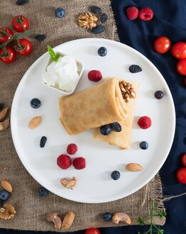 Lor Peynirli Krep ( блины с творогом ) görseli