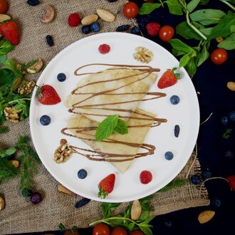 Nutellalı Krep ( блины с нутеллой ) görseli