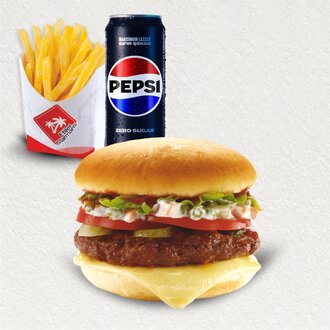 Etiler Marmaris Burger (90 Gr.) Menü görseli