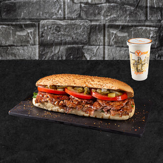 Tam Porsiyon Ekmek Arası Döner Menü görseli