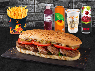 Tam Ekmek Arası Köfte Patatesli Menü görseli