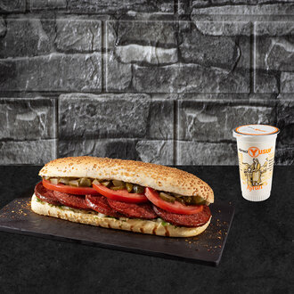 Tam Porsiyon Ekmek Arası Sucuk Menü görseli