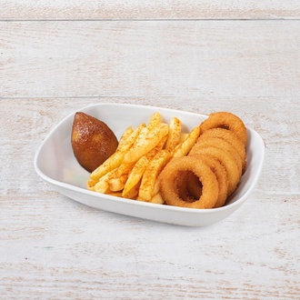 Çıtır 3'Lü (İçli Köfte, Küçük Boy Patates, 6 Soğan Halkası) görseli