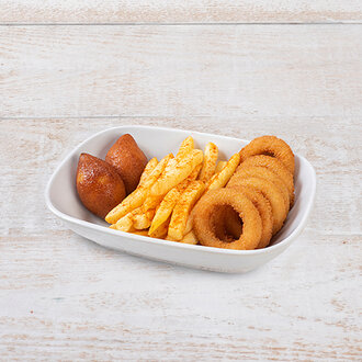 Çıtır 3'Lü (İçli Köfte, Küçük Boy Patates, 6 Soğan Halkası) görseli