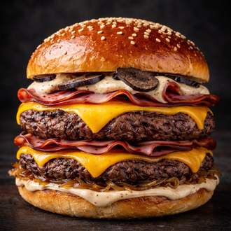 Double Truffle Burger görseli