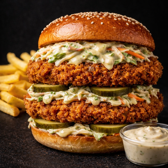 Double Crazy Chicken Burger görseli