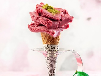 Vişneli Diyabetik Dondurma (1 Kg) görseli