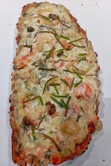 Chia Ekmek Pizza Somon görseli