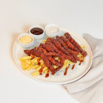 Bbq Soslu Cajun Tavuk görseli