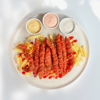 Acı Soslu Cajun Tavuk görseli